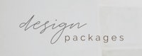 a sign with the words design packages on it